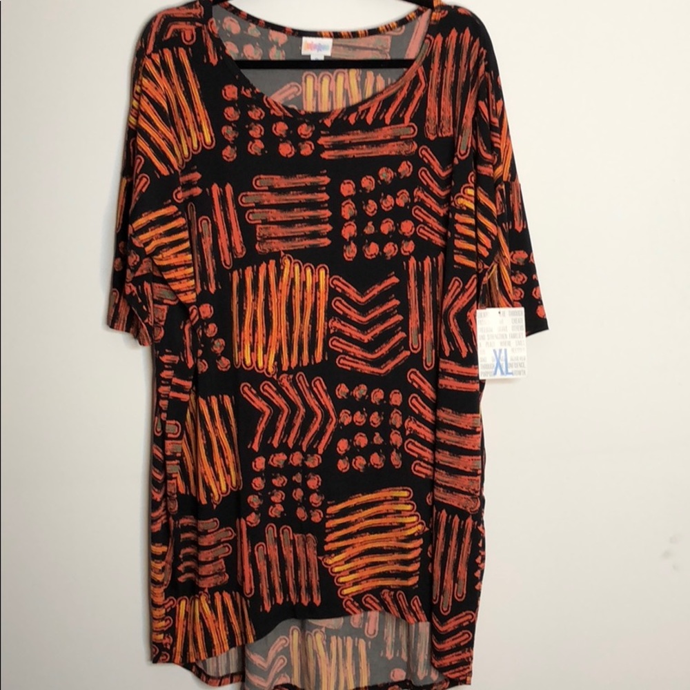 Lularoe Irma XL Tiger Striped